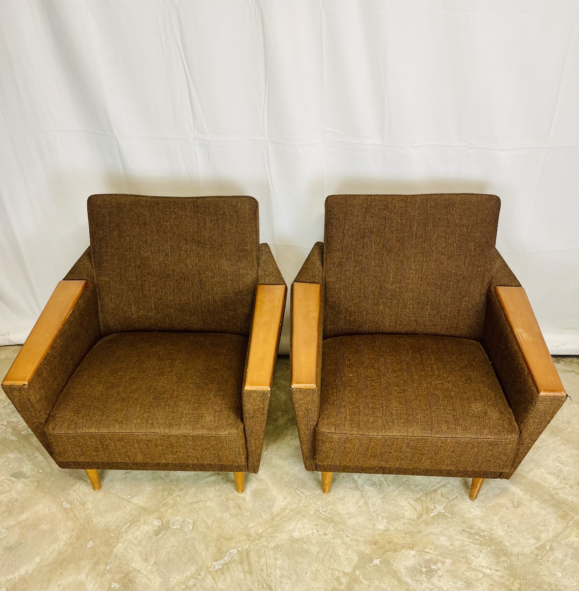 Paire de fauteuils des années 60-photo-3